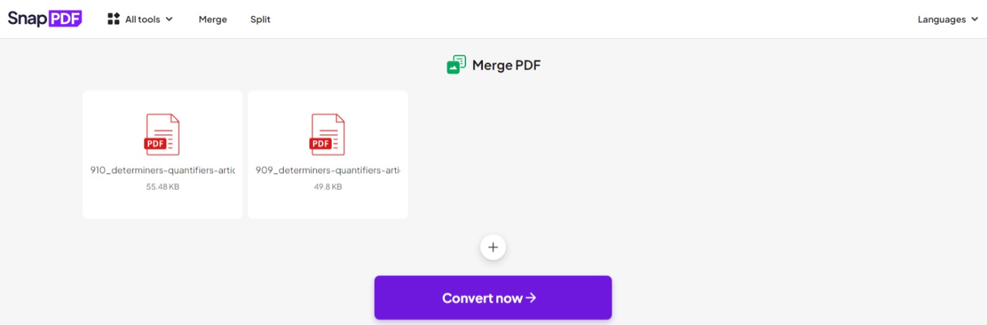 merge PDF